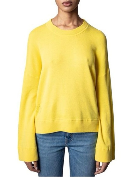 Zadig & Voltaire Sweaters - Zadig & Voltaire Sunny Yellow Crewneck Sweater